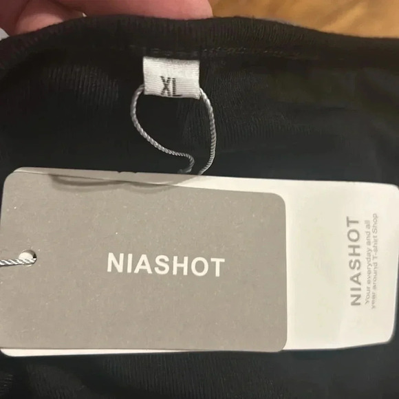 NIASHOT Womens Long Sleeves Tops V Neck Casual Fall Sweaters NWT Size XL - Picture 5 of 6